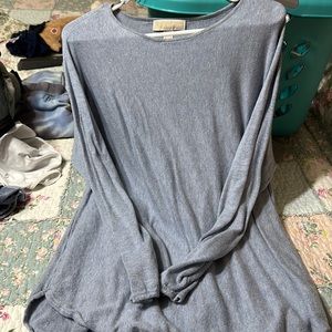 Size lg Michael Kors light blue sweater blouse